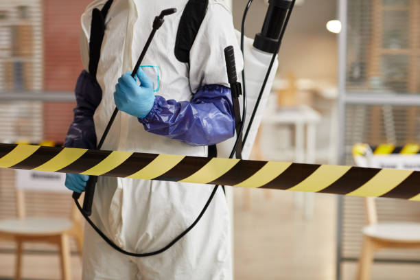 Professional Biohazard Cleanup technician working in Holmdel, NJ